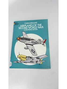 Vintage Dover Coloring Book Airplanes of the Second World War